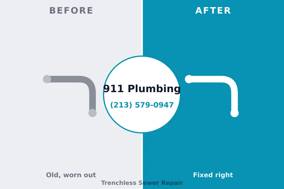Before and after: plumbing company Warren AFB, WY